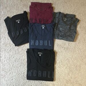NOBULL Tank Tops Set - Black, Red, Gray
